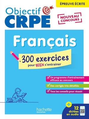 cover image of Objectif CRPE 2025 Français